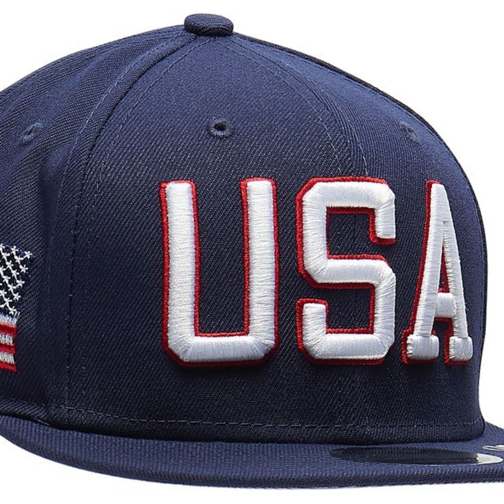 “USA Olympics Statue of Liberty” New Era MLB 9Fifty Snapback Cap NWT